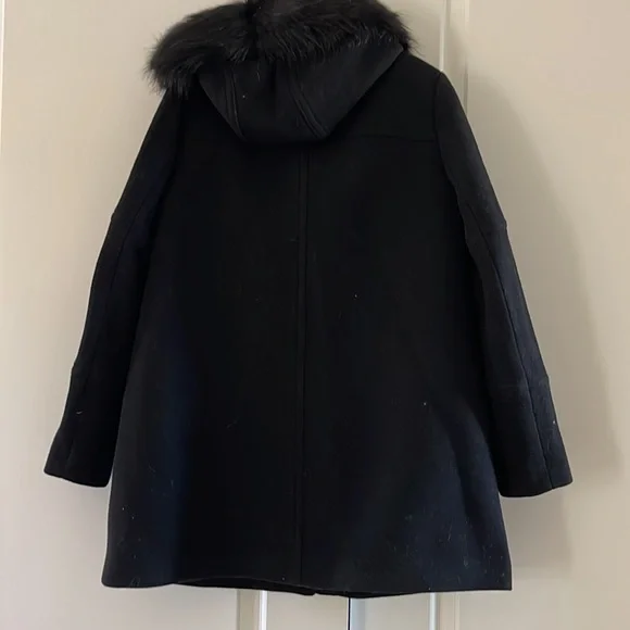 NWT J.Crew Italian Stadium Cloth coat - Picture 6 of 7